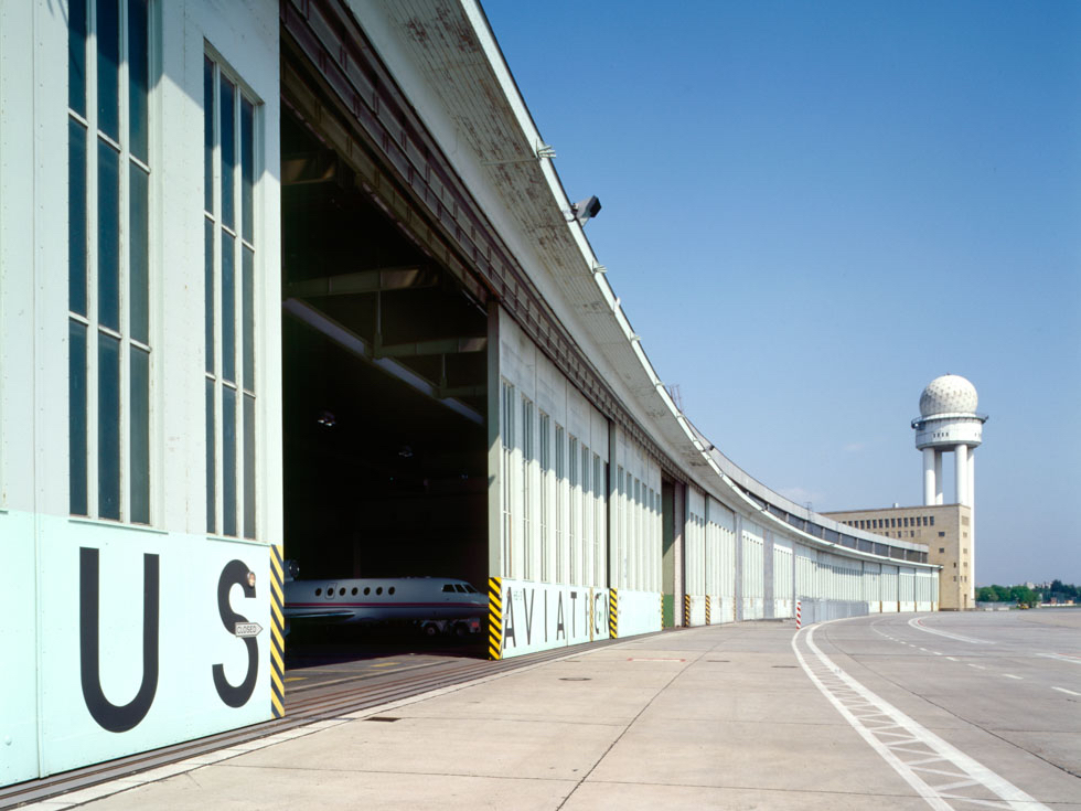 Hangar des Flughafen Tempelhofs