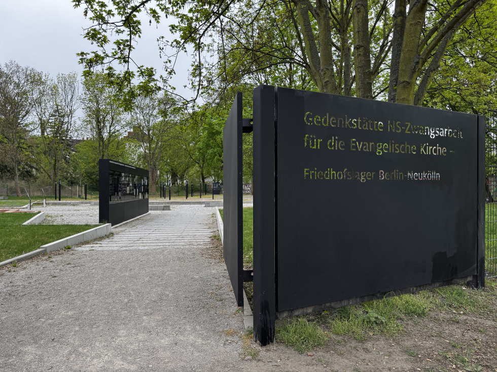 Gedenkstätte für NS-Zwangsarbeiter des kirchlichen Friedhoflagers Neukölln
