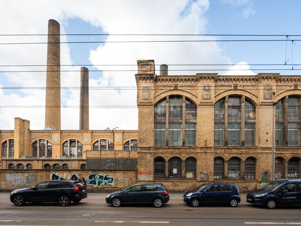 Wilhelminenhofstr. 76 / Kraftwerk Oberspree; Kesselhaus & Turbinenhalle (Ausschnitt)